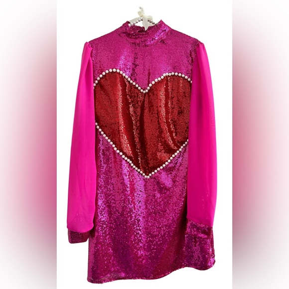 Hand Crafted Dresses & Skirts - ME Heart Dress - Eras Tour Outfit. Lover inspired.